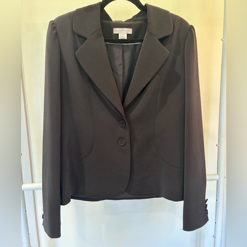 White House Black Market Elegant Black Blazer